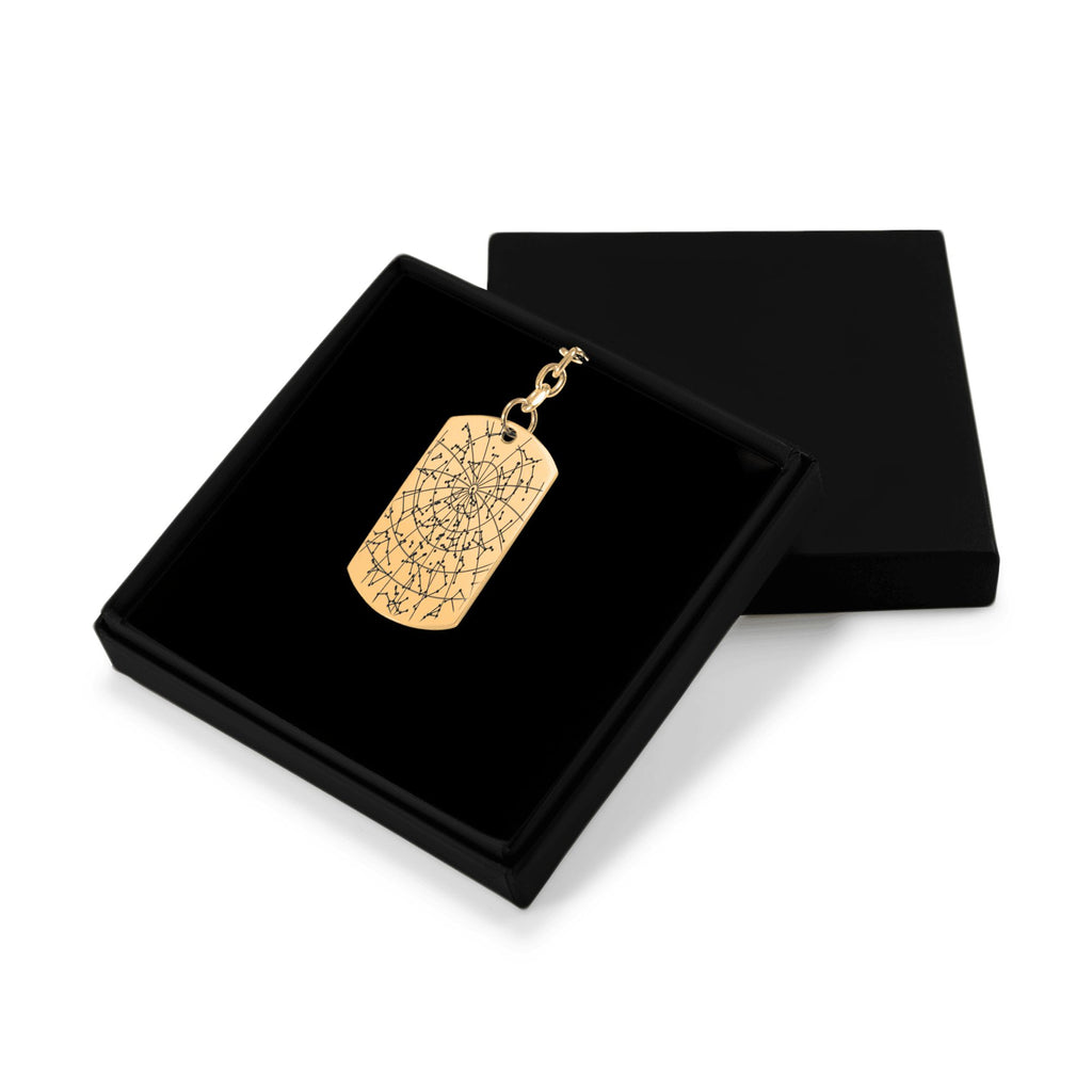Tag Keychain Star Map
