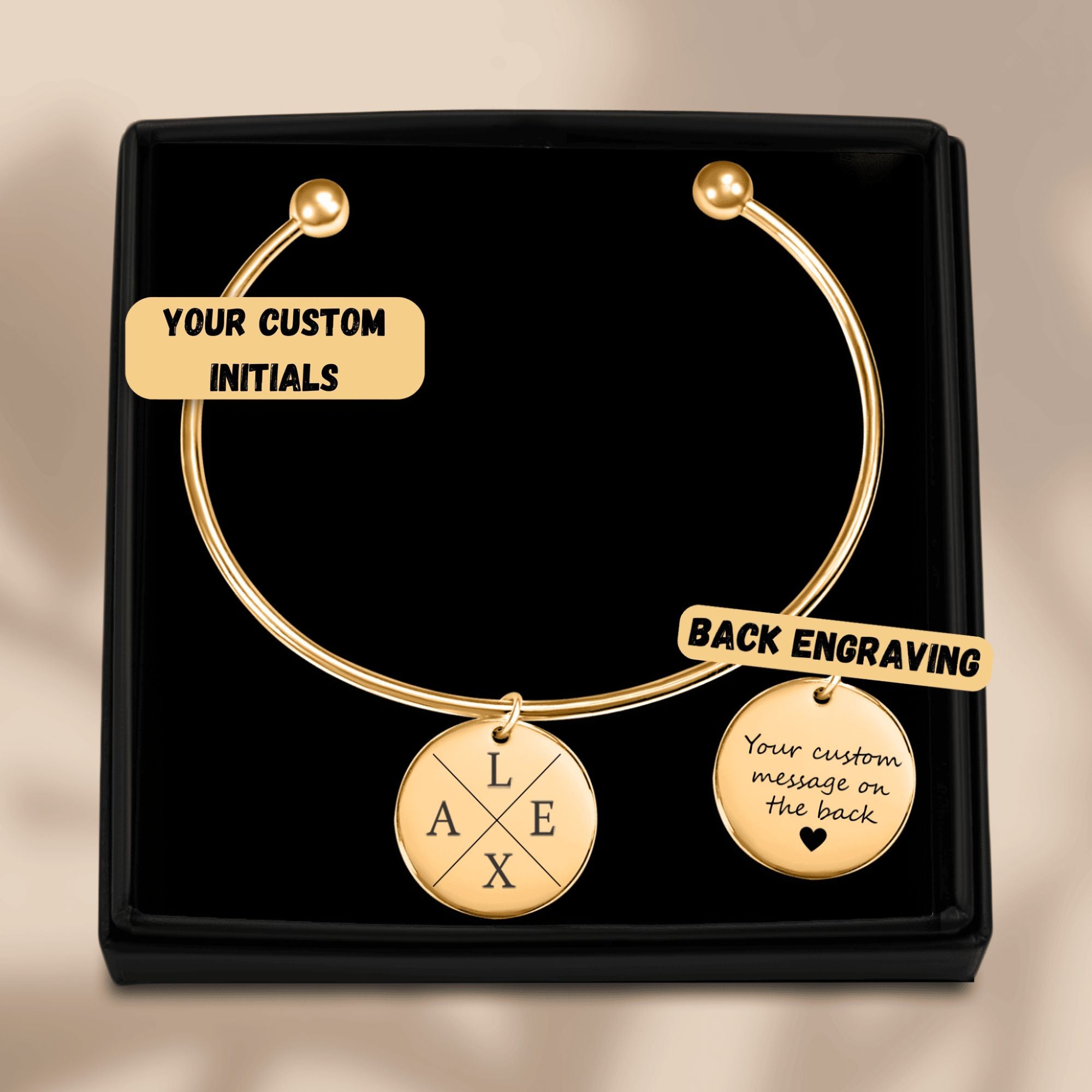 Custom Initials Bangle