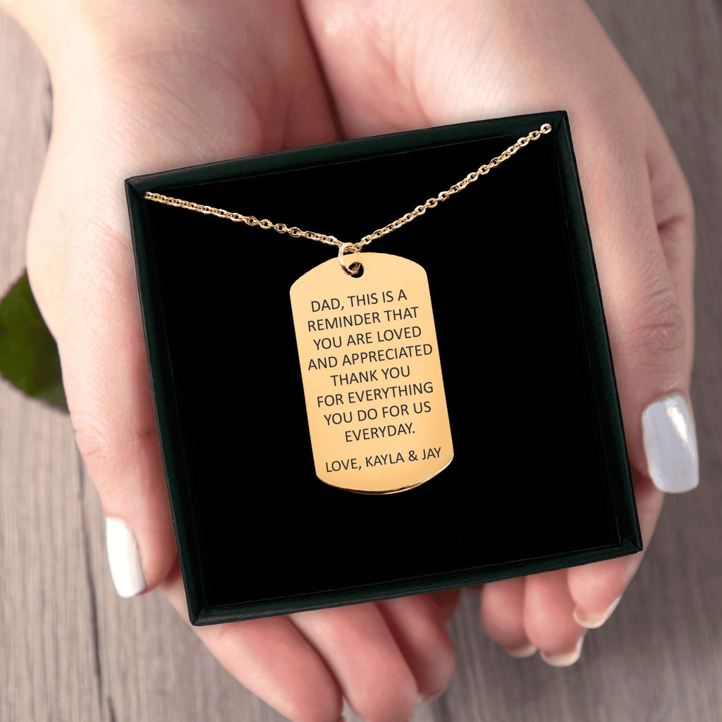 Custom Tag Necklace