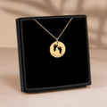 Actual Feet Print Necklace