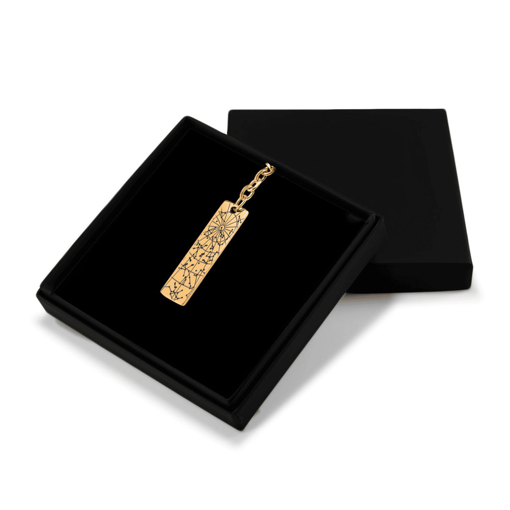StarMap Vertical Bar Keychain
