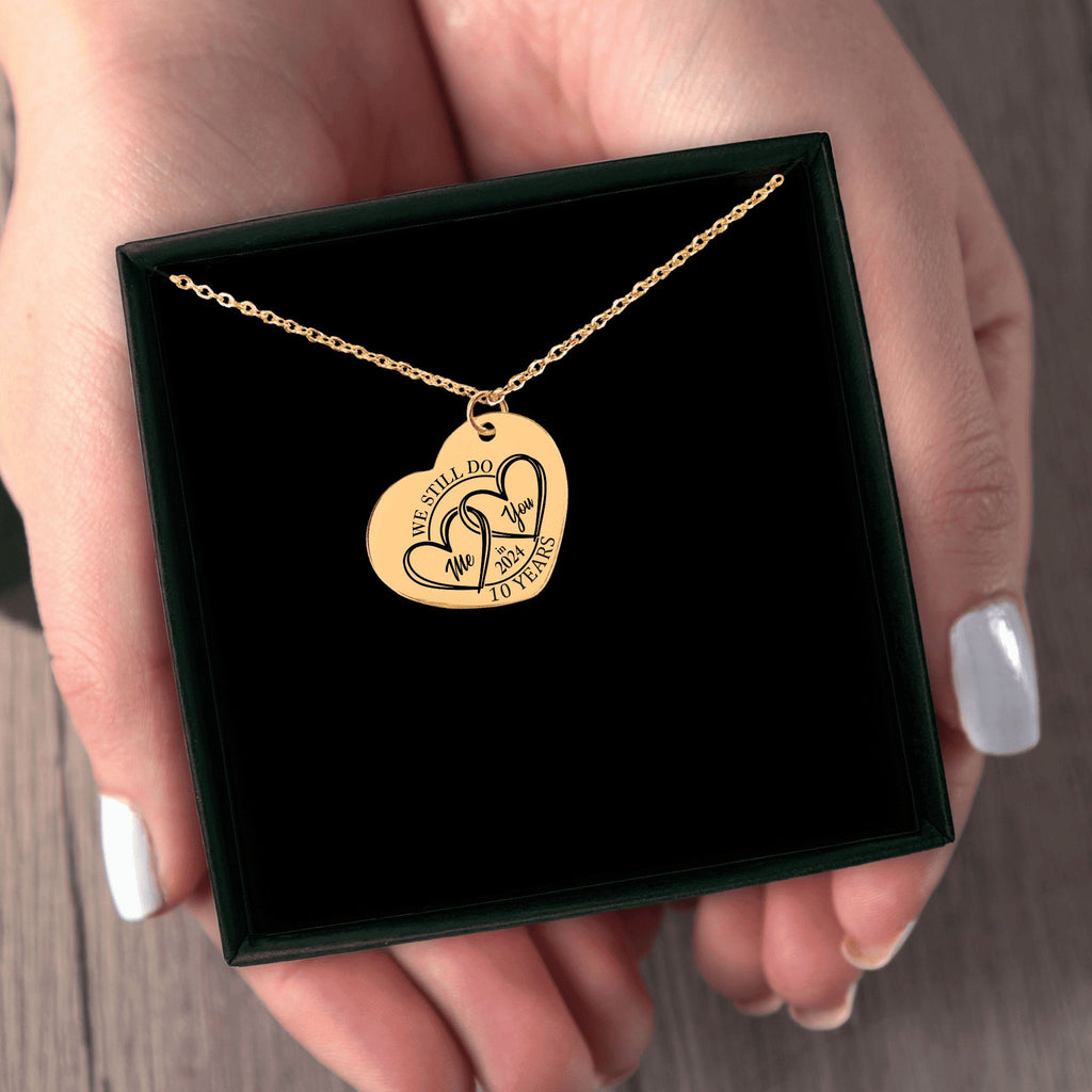 Heart Necklace - 10th Years Anniversaries