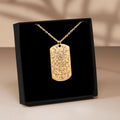 Star Map Tag Necklace