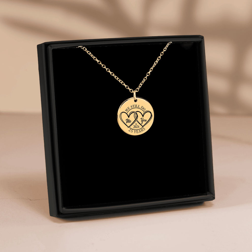 Coin Necklace - 25th Years Anniversary