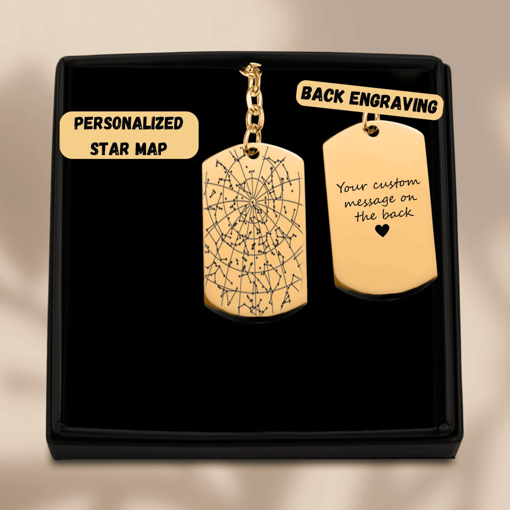 Tag Keychain Star Map