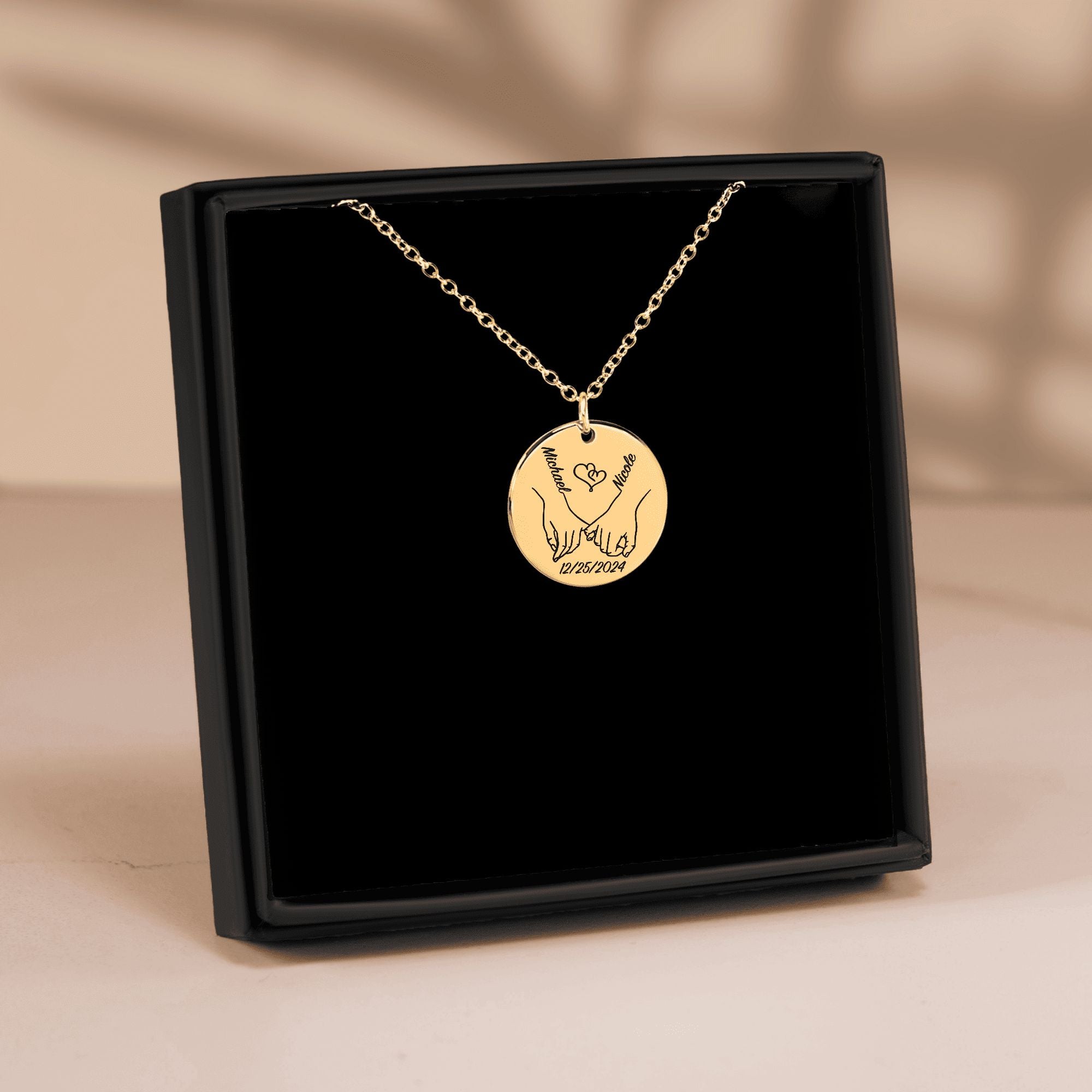 Coin Necklace - Our First Christmas Together