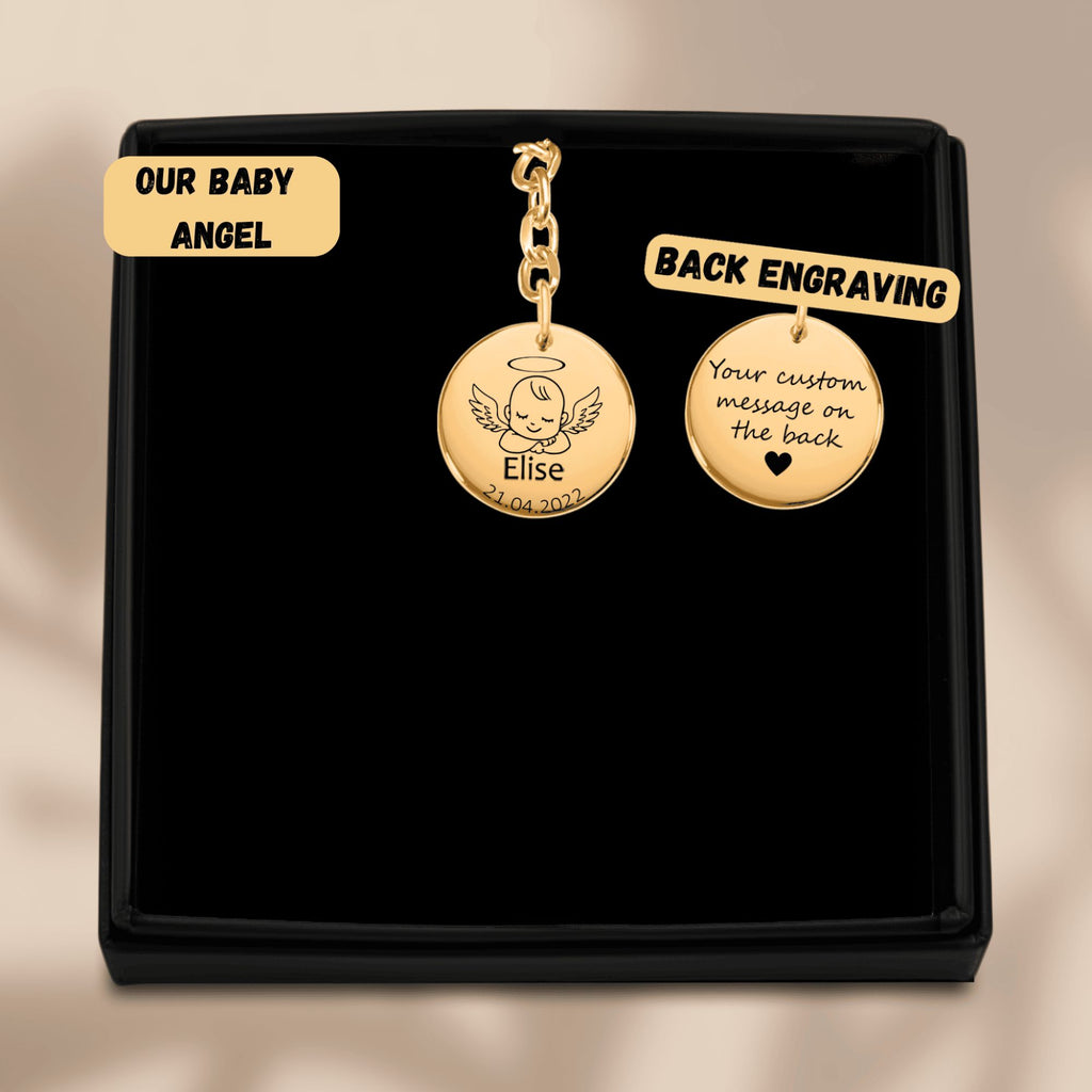 Baby Angel Keychain