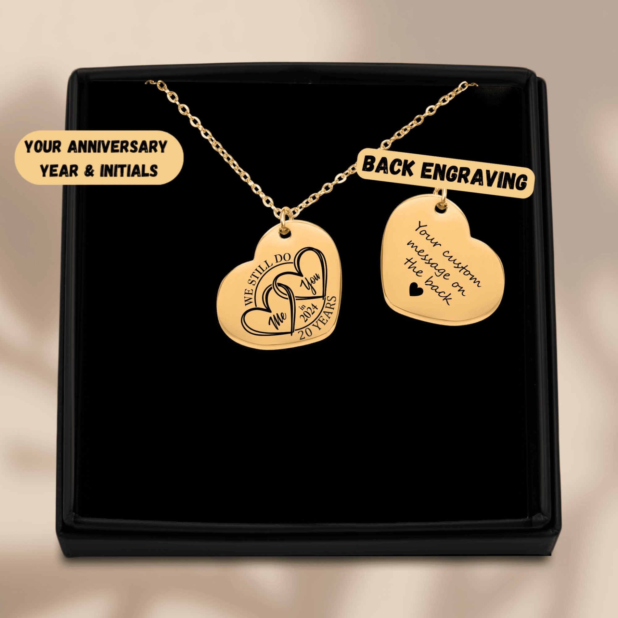 Heart Necklace - 20th Years Anniversary