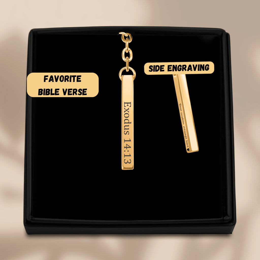 Bible Verse Keychain