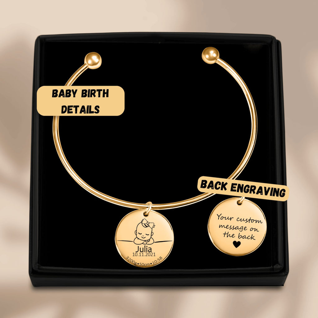 Baby Birth Details Bangle