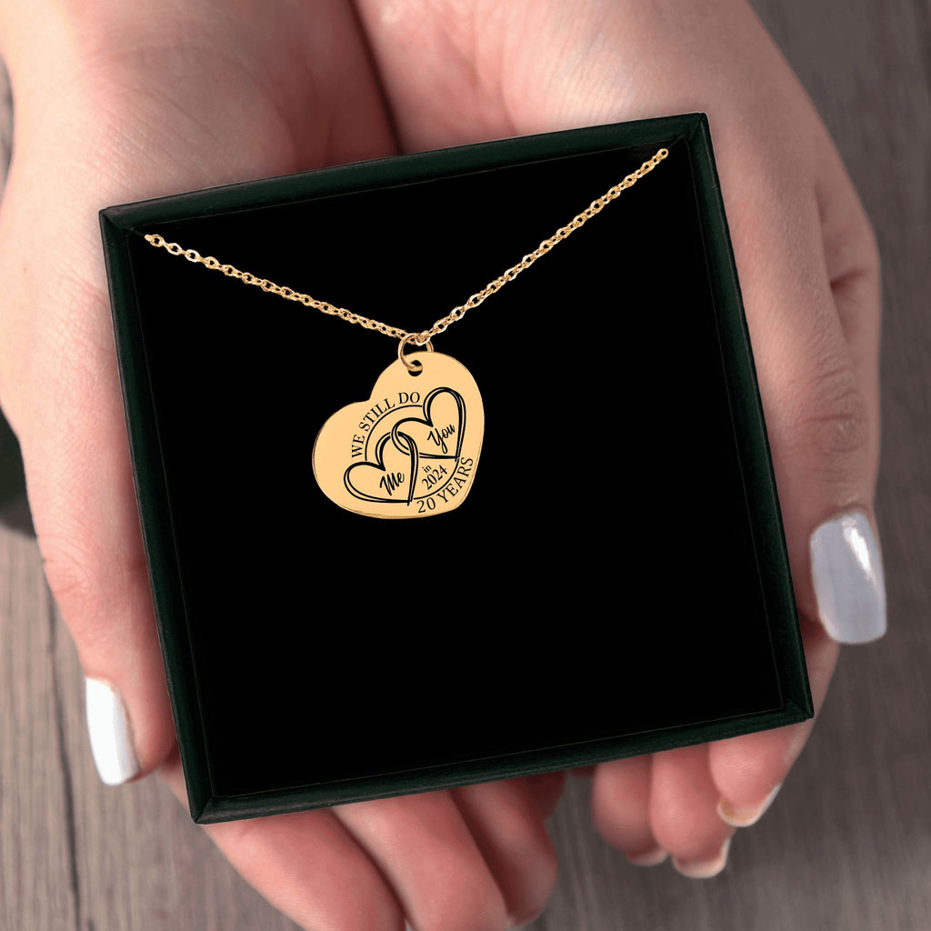 Heart Necklace - 20th Years Anniversary
