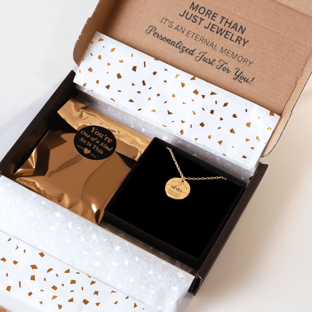 Coin Necklace - 25th Silver Anniversary