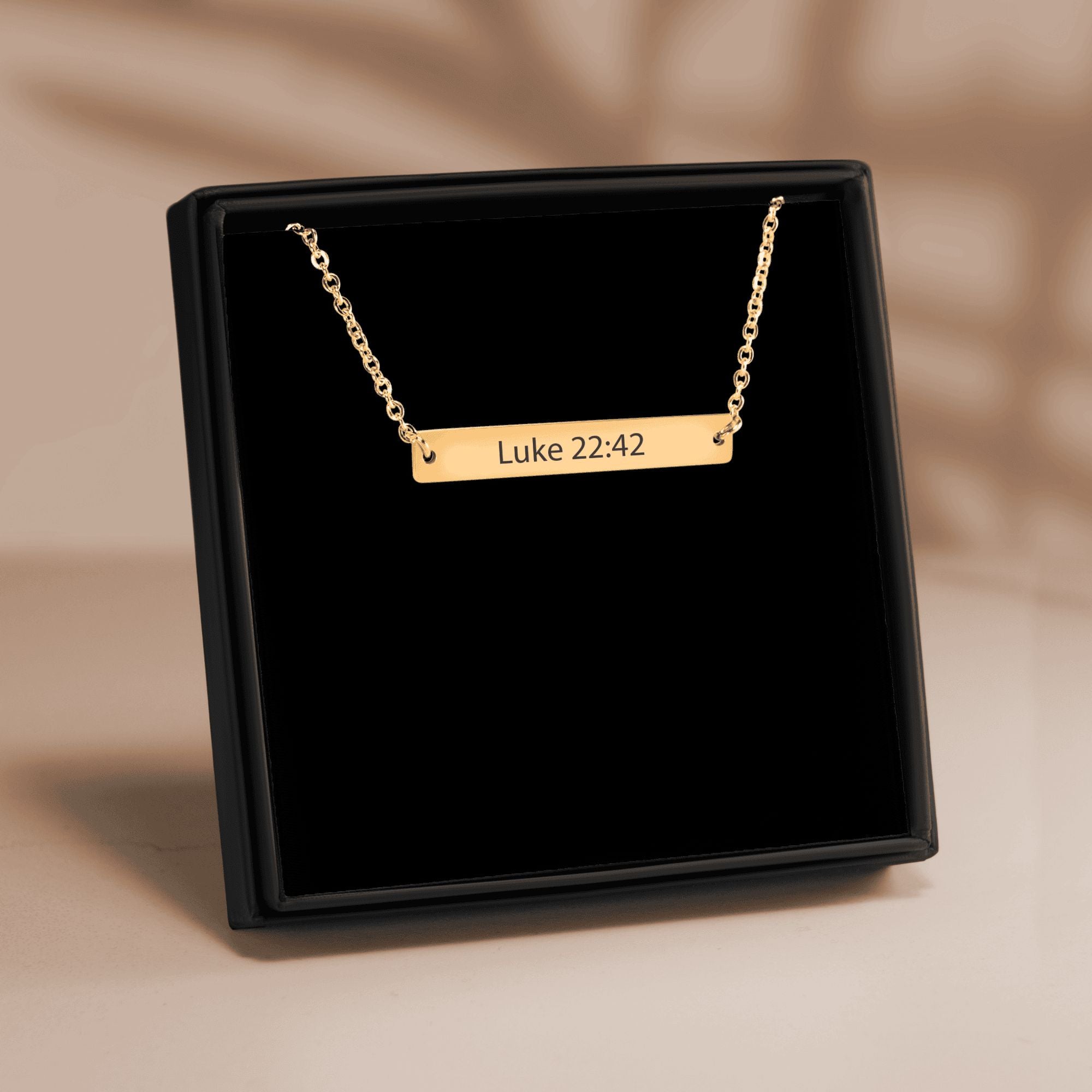 Bible Verse Bar Necklace