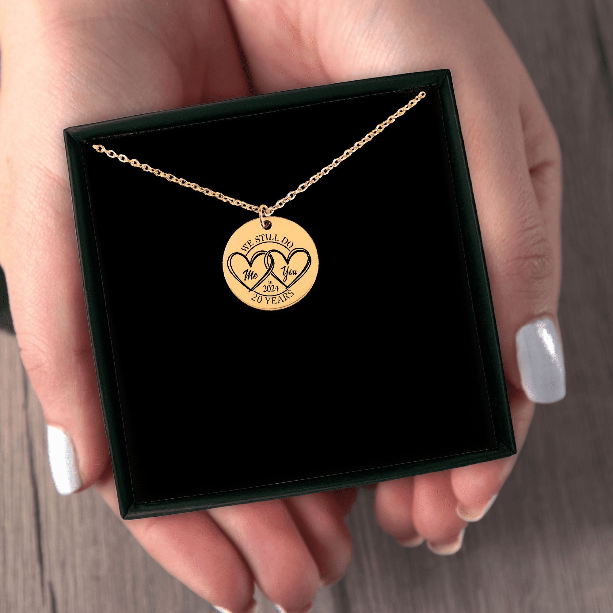 Coin Necklace - 20th Years Anniversary