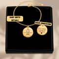 Baby Birth Coin Bracelet