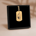 Family Portrait Tag Keychain