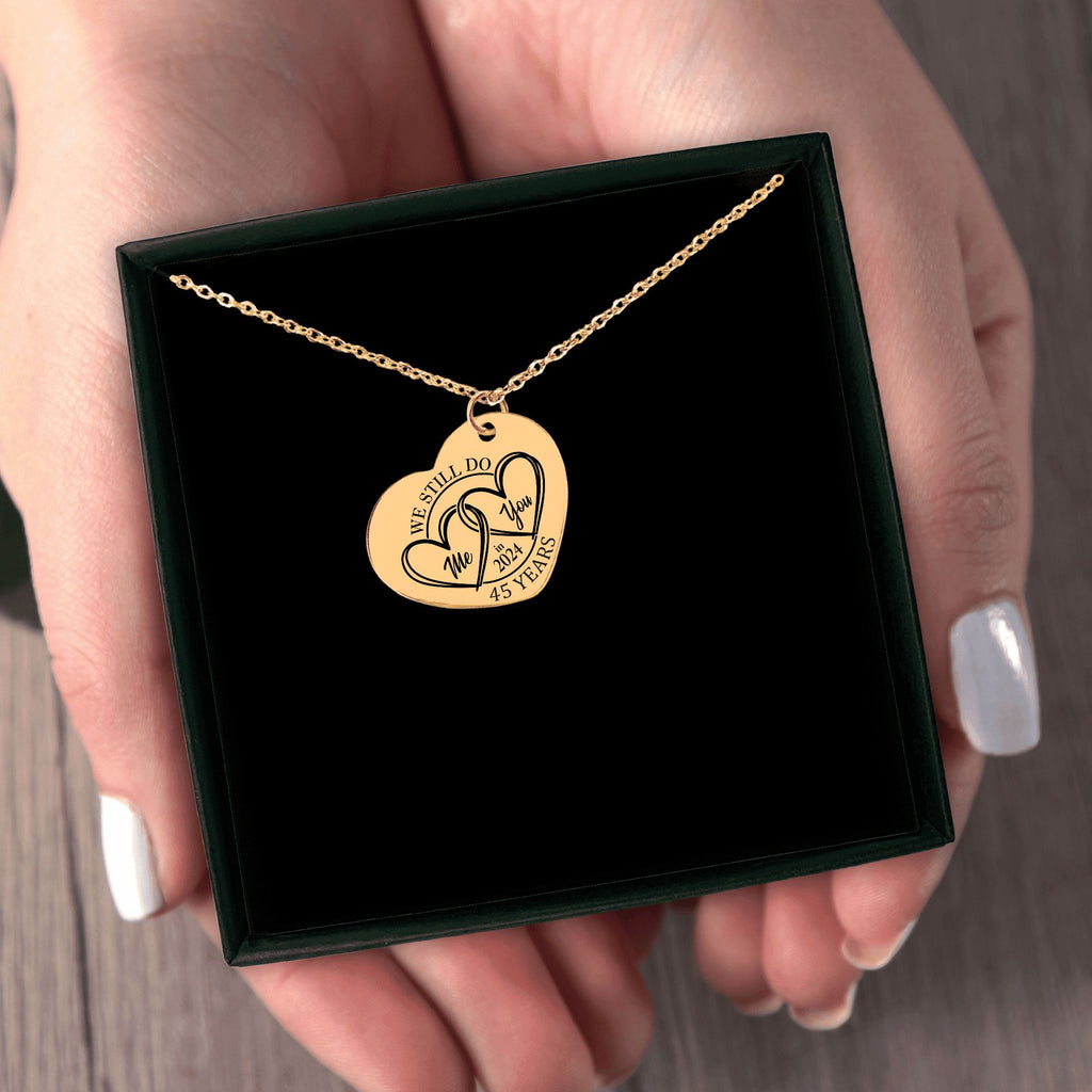 Heart Necklace - 45th Years Anniversary
