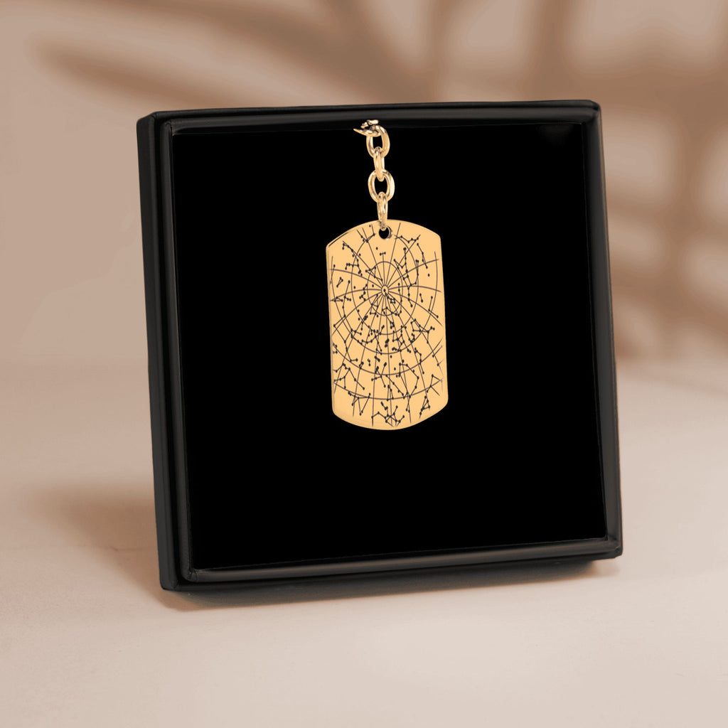 Tag Keychain Star Map