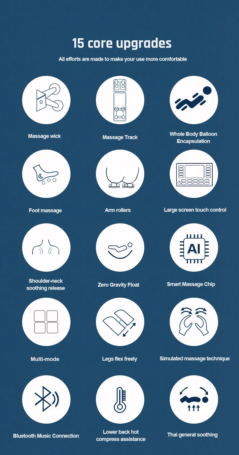 ACZOL Zero Gravity Full Body Massage Chair