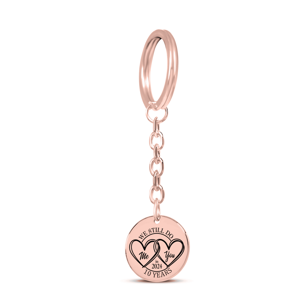 Coin Keychain - 10th Years Anniversaries