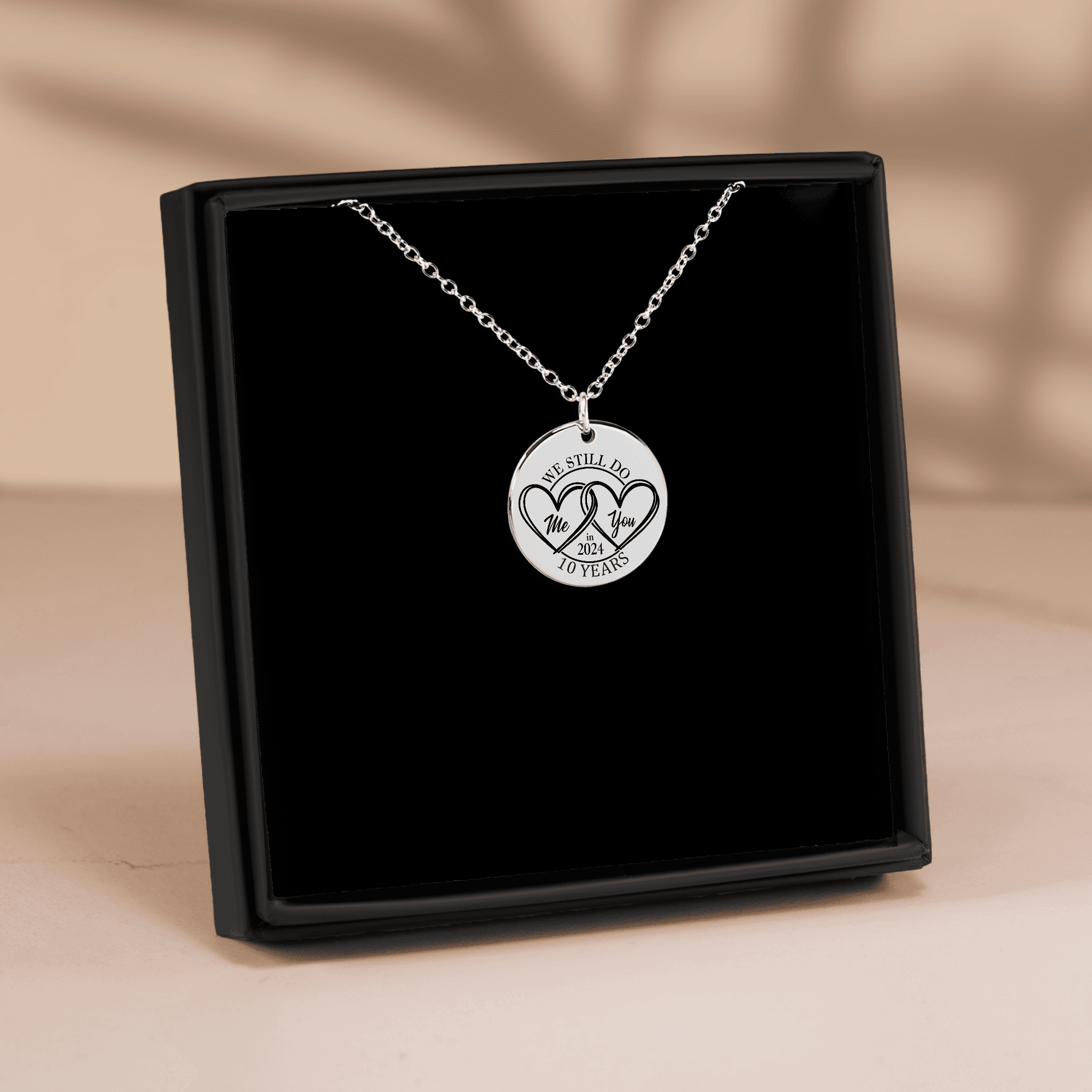 Coin Necklace - 10th Years Anniversary