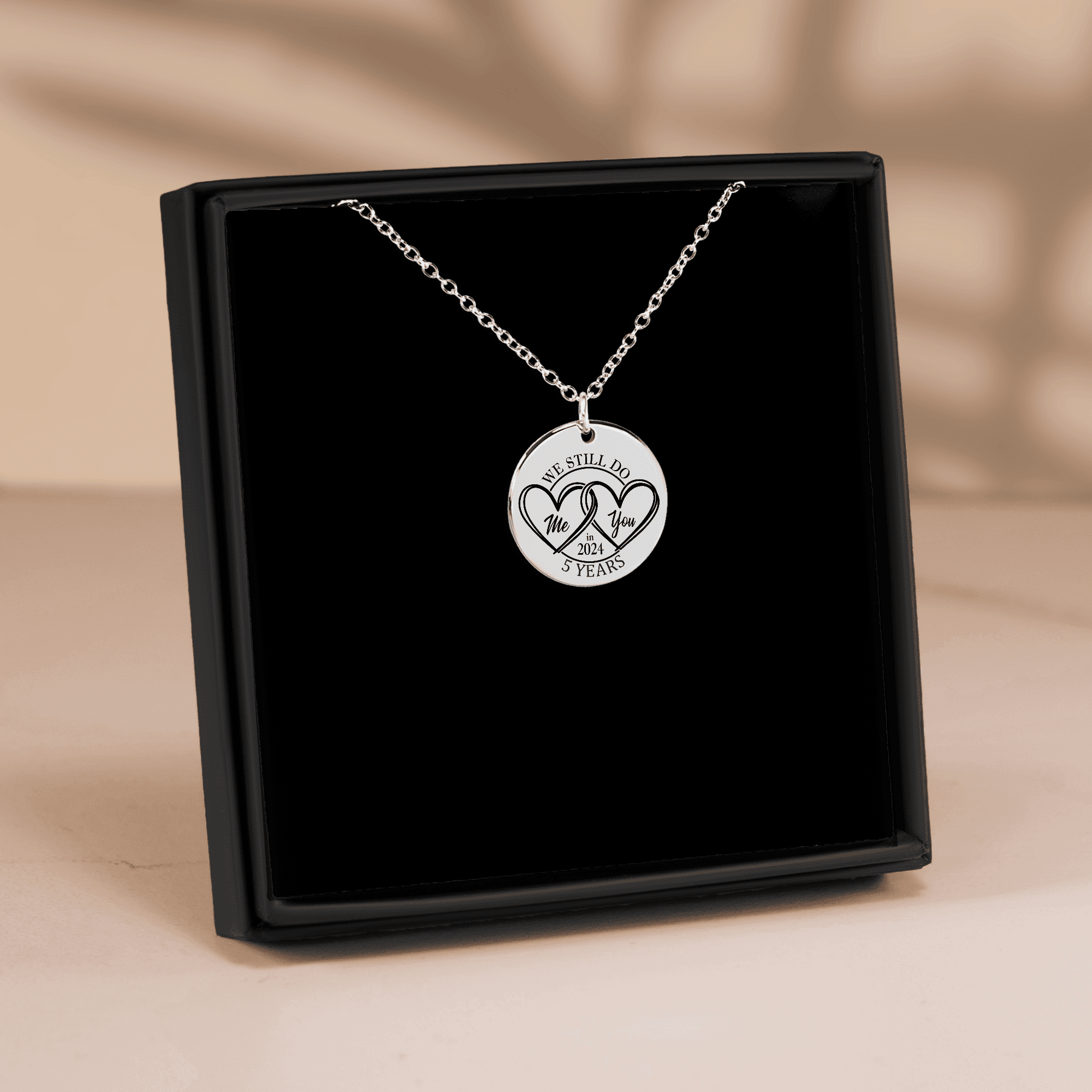 Coin Necklace - 5th Years Anniversary