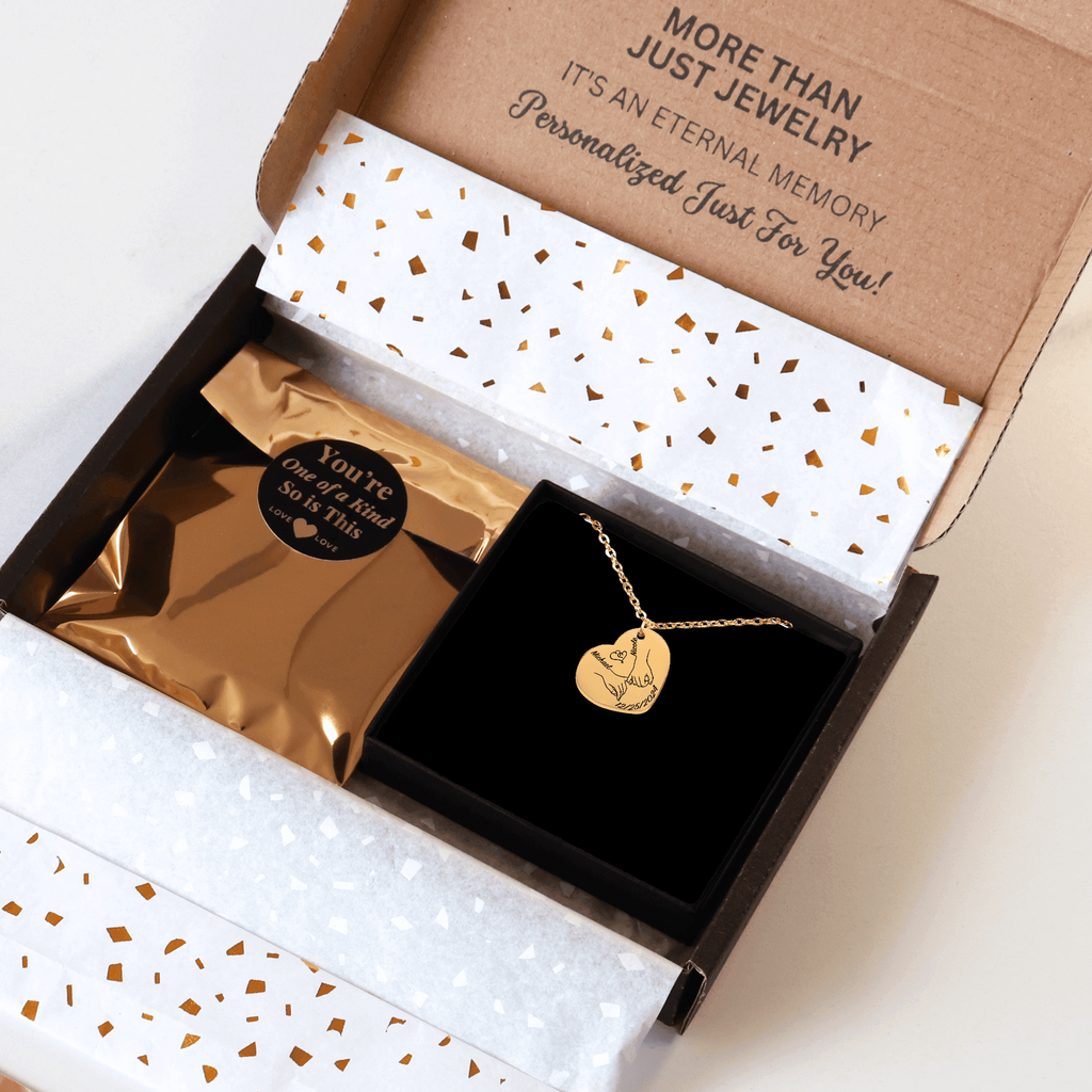 Heart Necklace - Our First Christmas Together