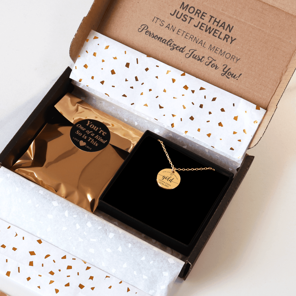 Coin Necklace - 50th Gold Anniversary