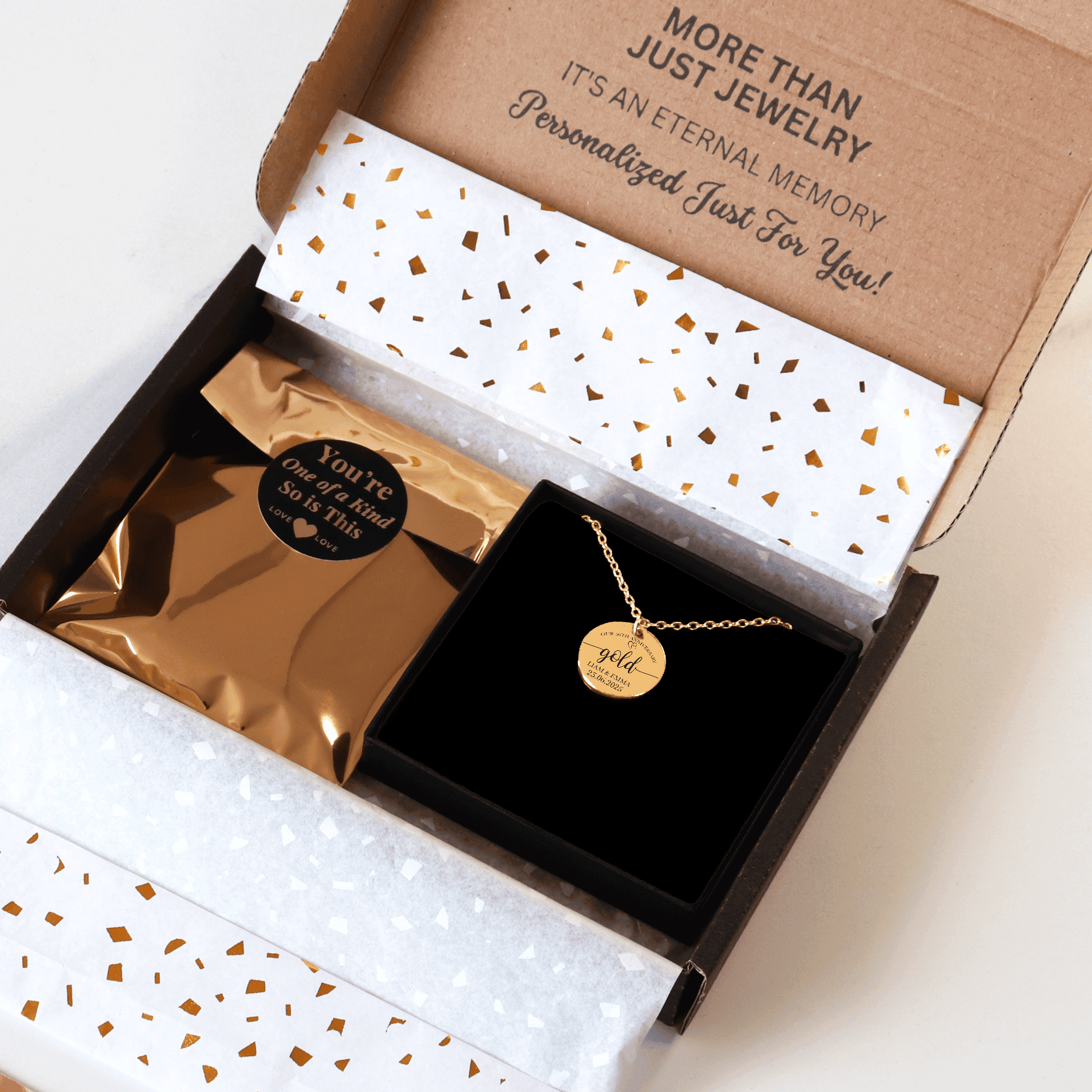 Coin Necklace - 50th Gold Anniversary