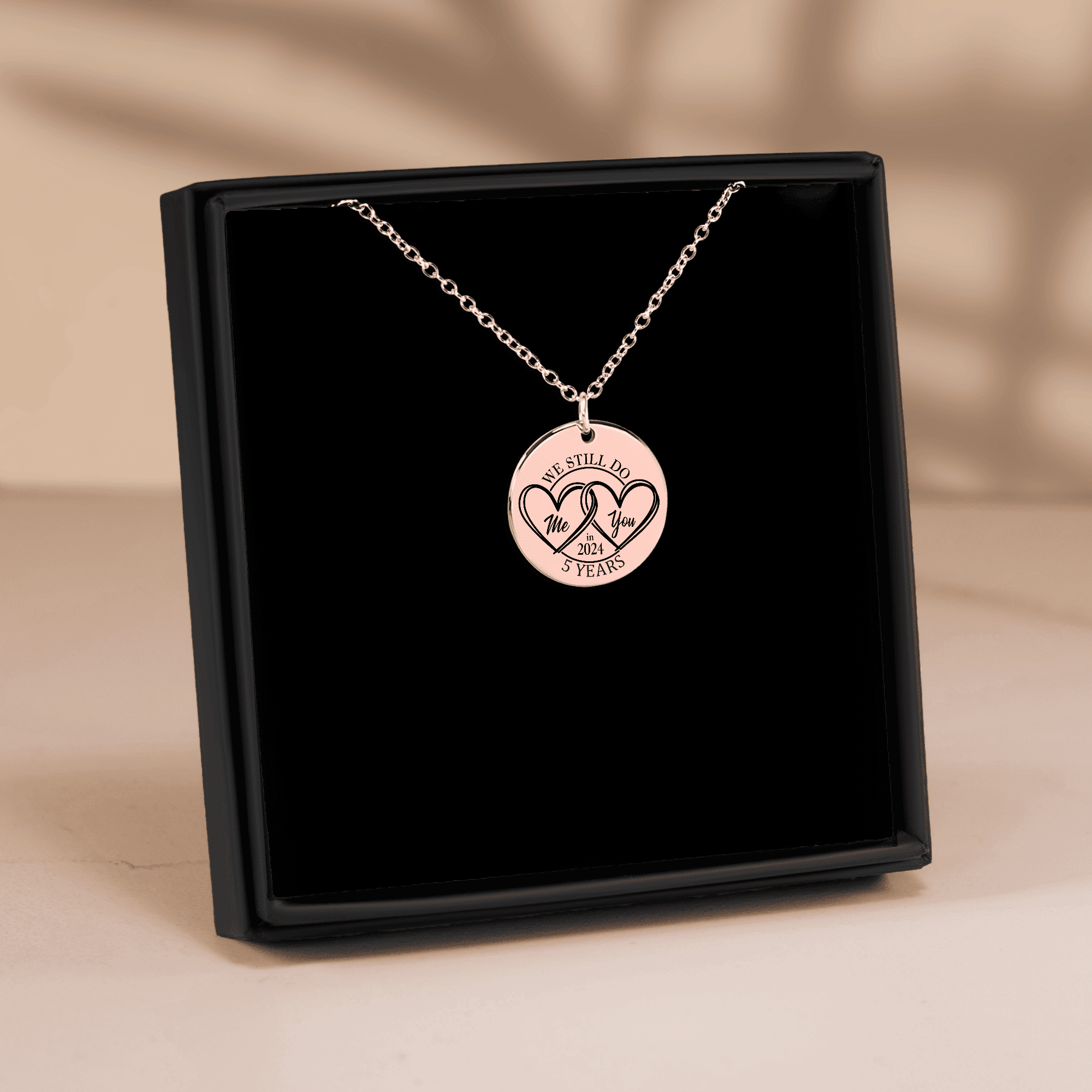 Coin Necklace - 5th Years Anniversary