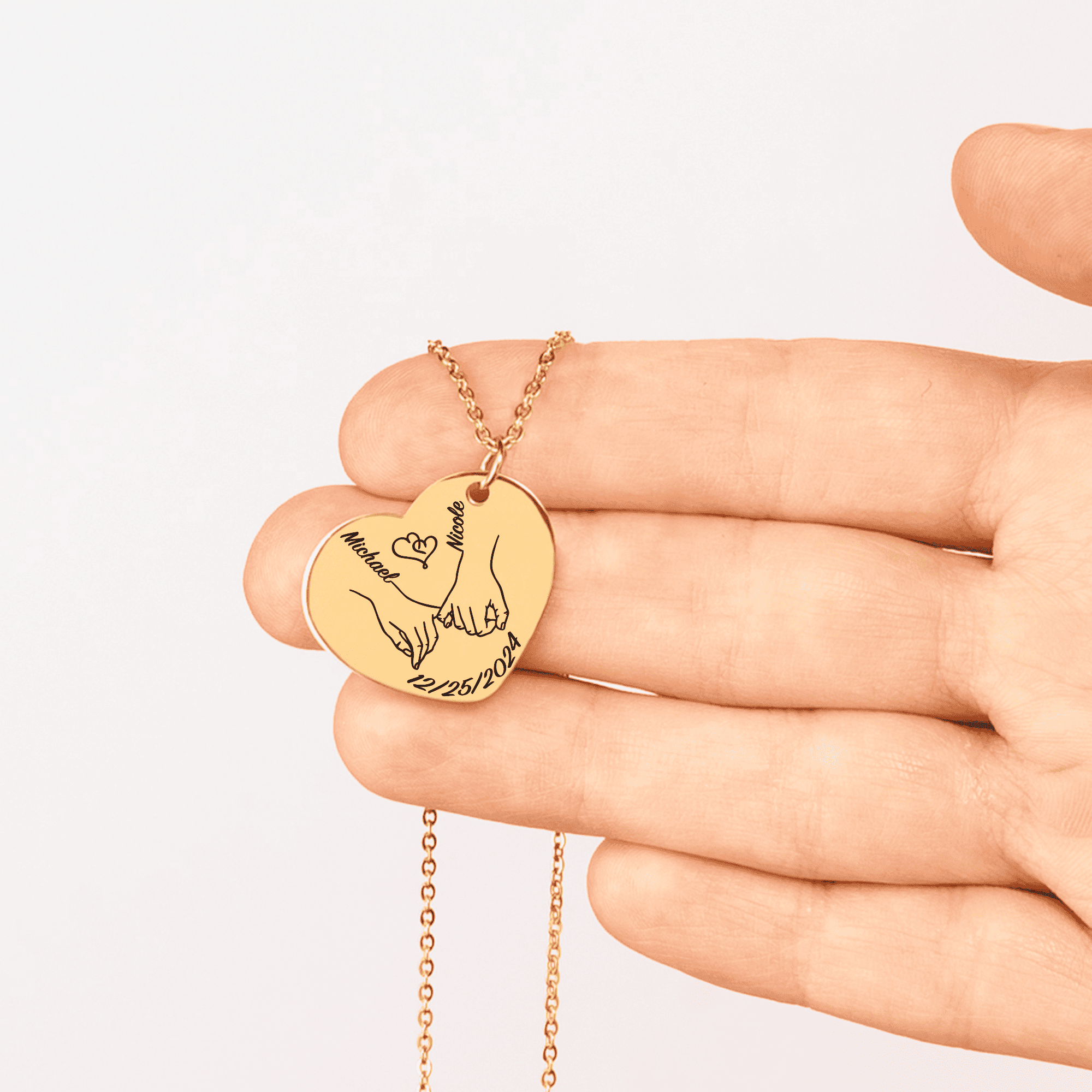 Heart Necklace - Our first Christmas Together