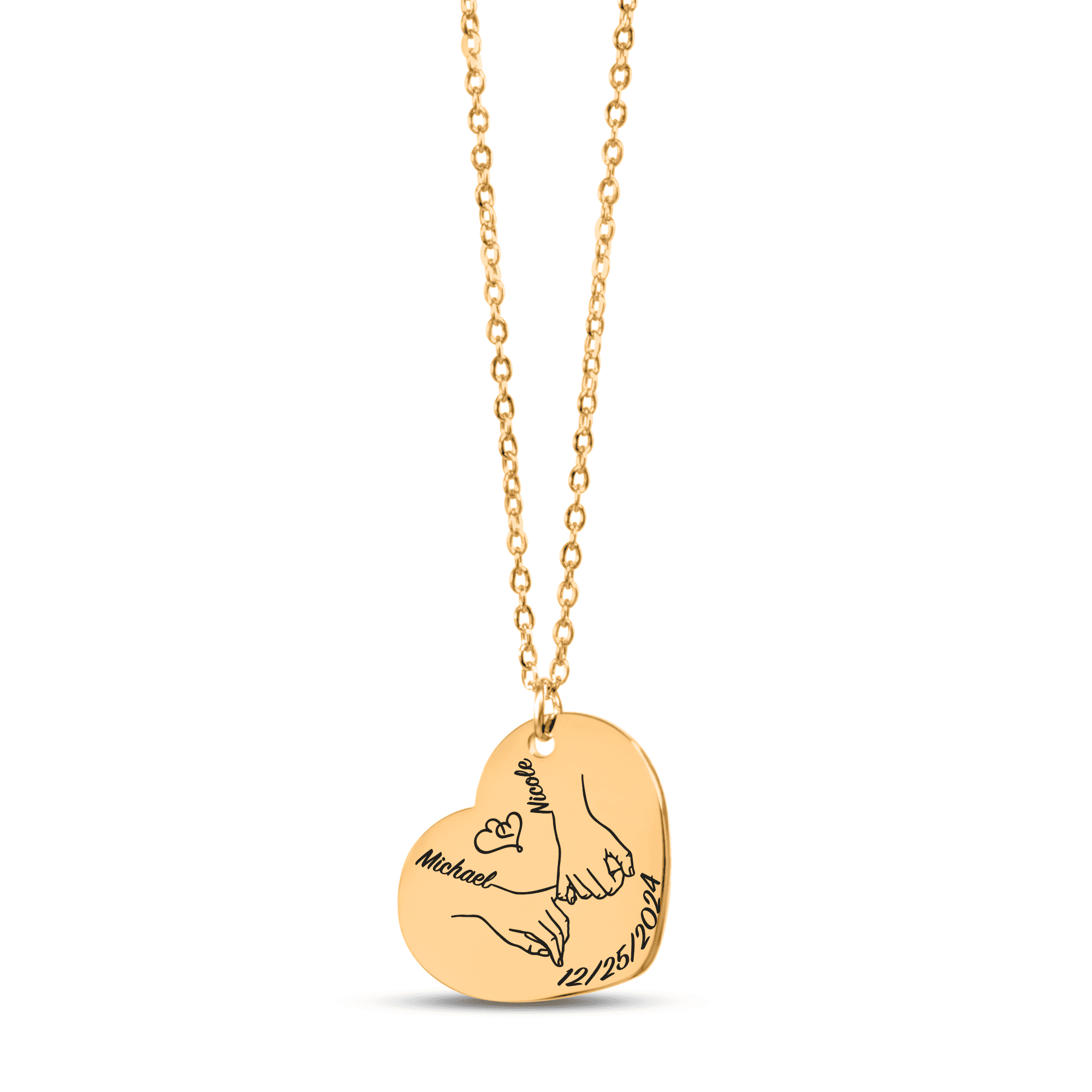 Heart Necklace - Our first Christmas Together