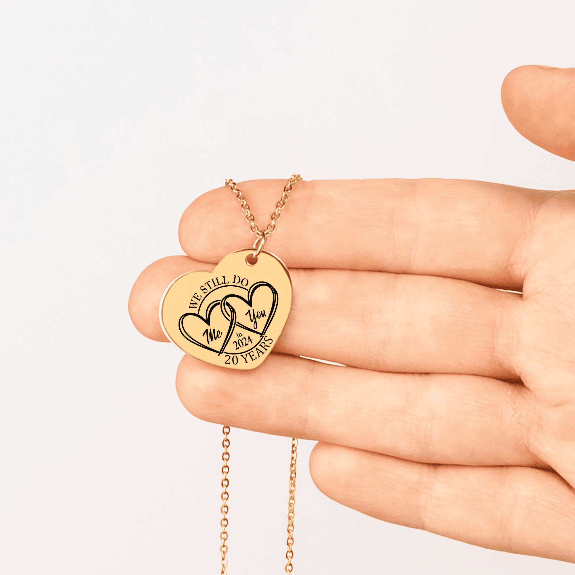 Heart Necklace - 20th Years Anniversary