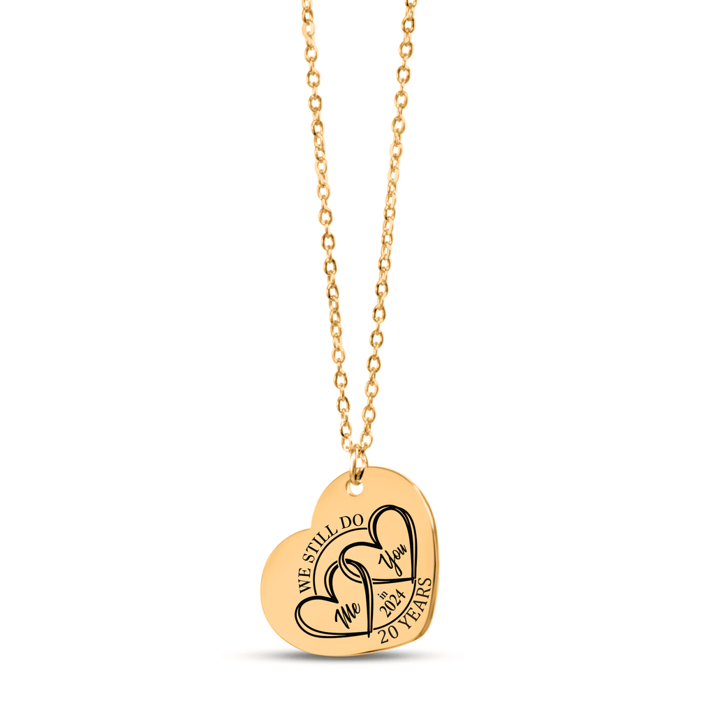 Heart Necklace - 20th Years Anniversary
