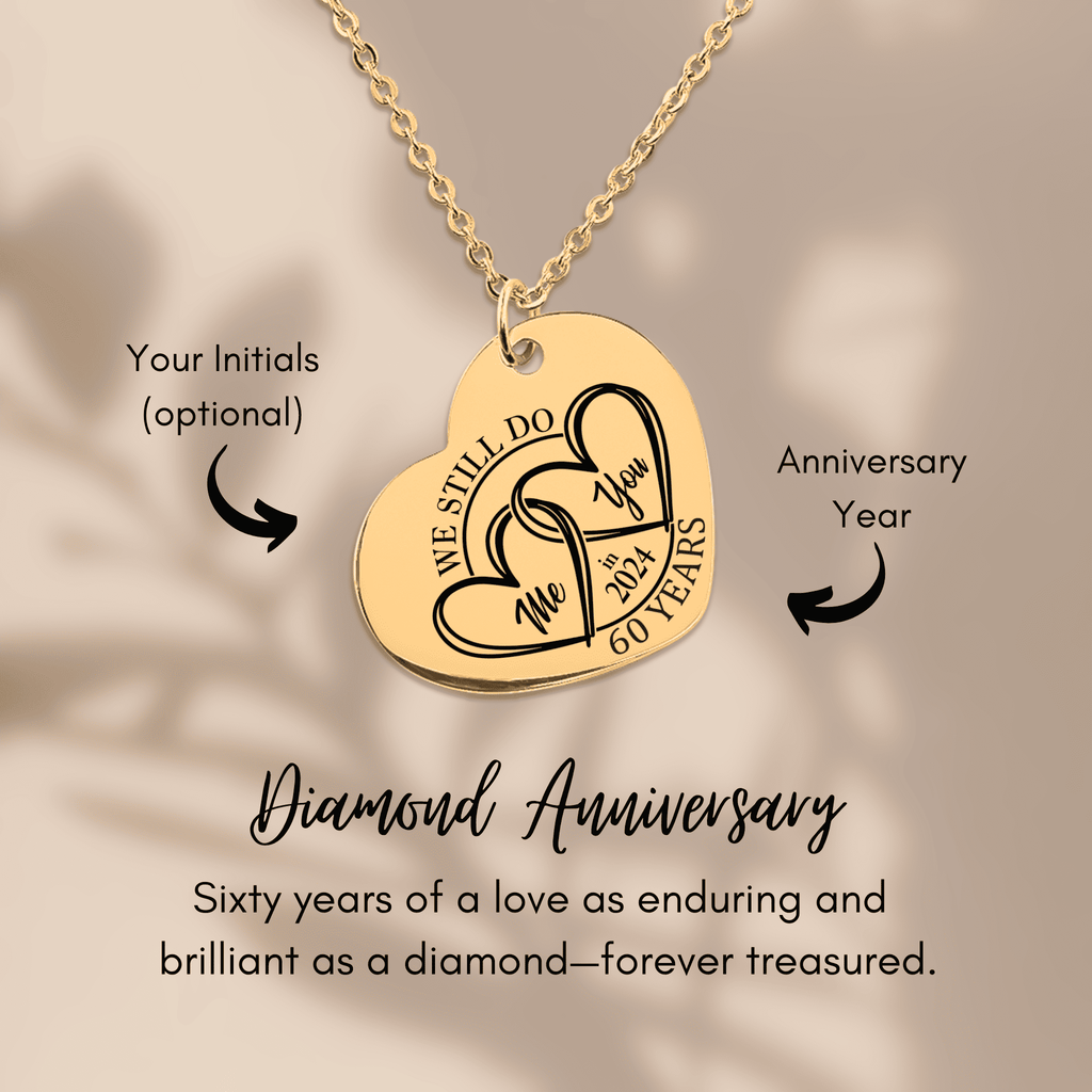 Heart Necklace - 60th Years Anniversary