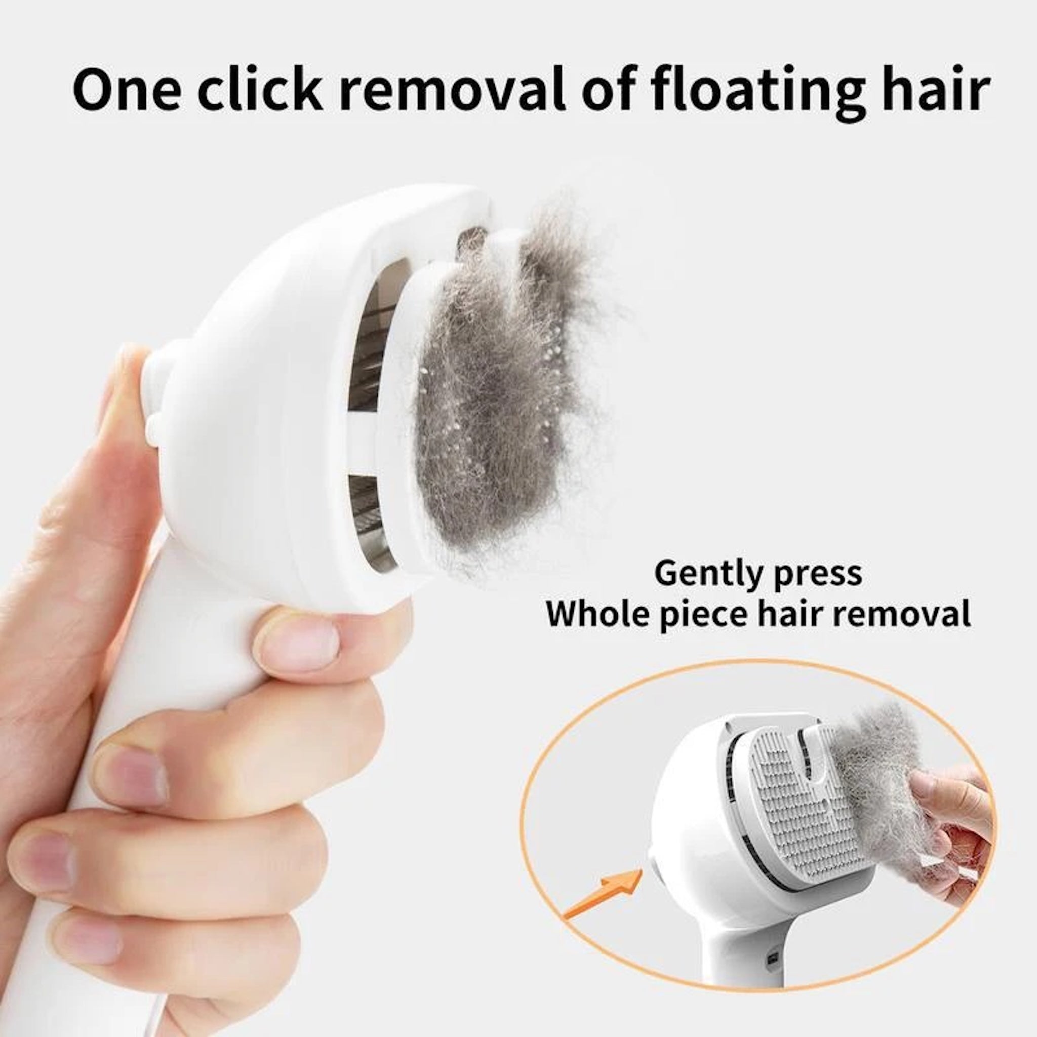 ACZOL™  Nano‑Mist Deshedding Steam Brush — Tangle‑Free Grooming