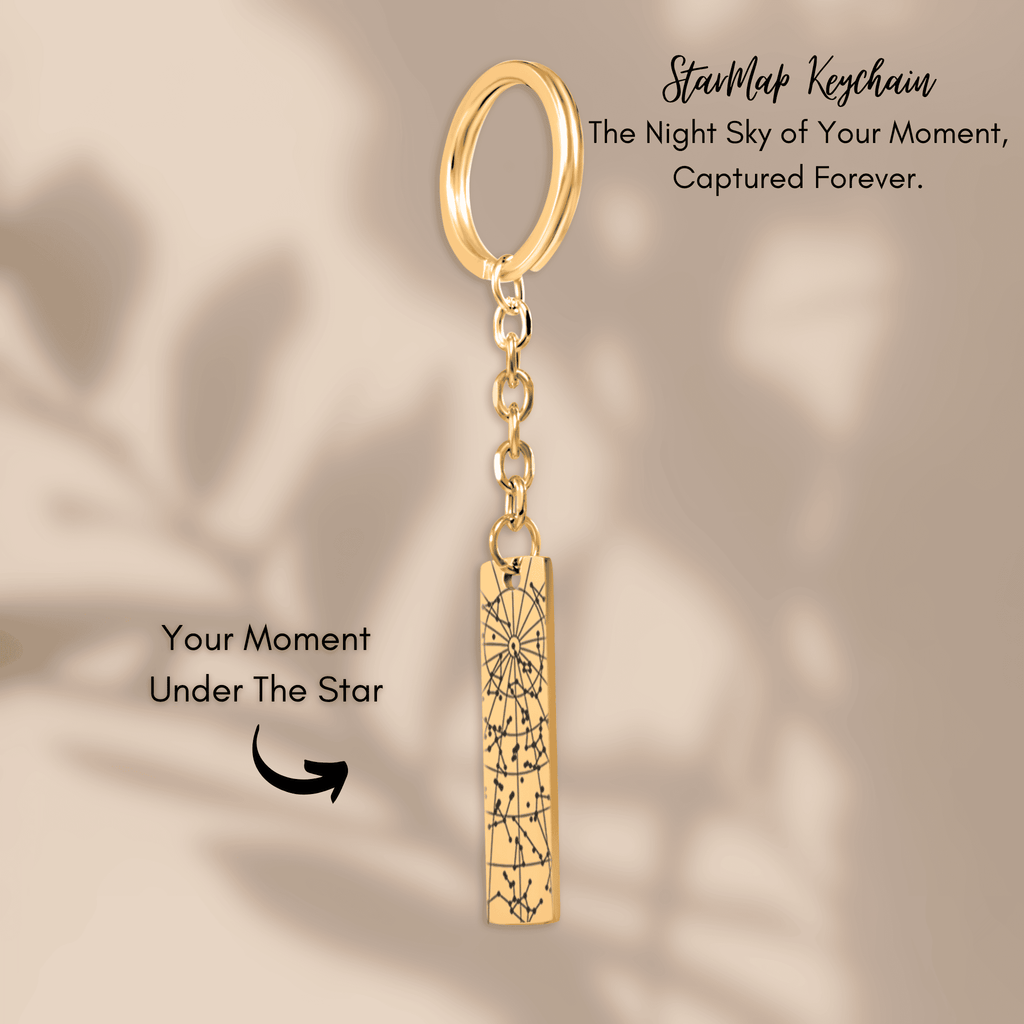 StarMap Vertical Bar Keychain